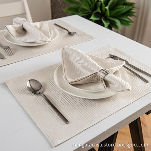 Waterproof Washable Anti-slip table placemat for restaurant